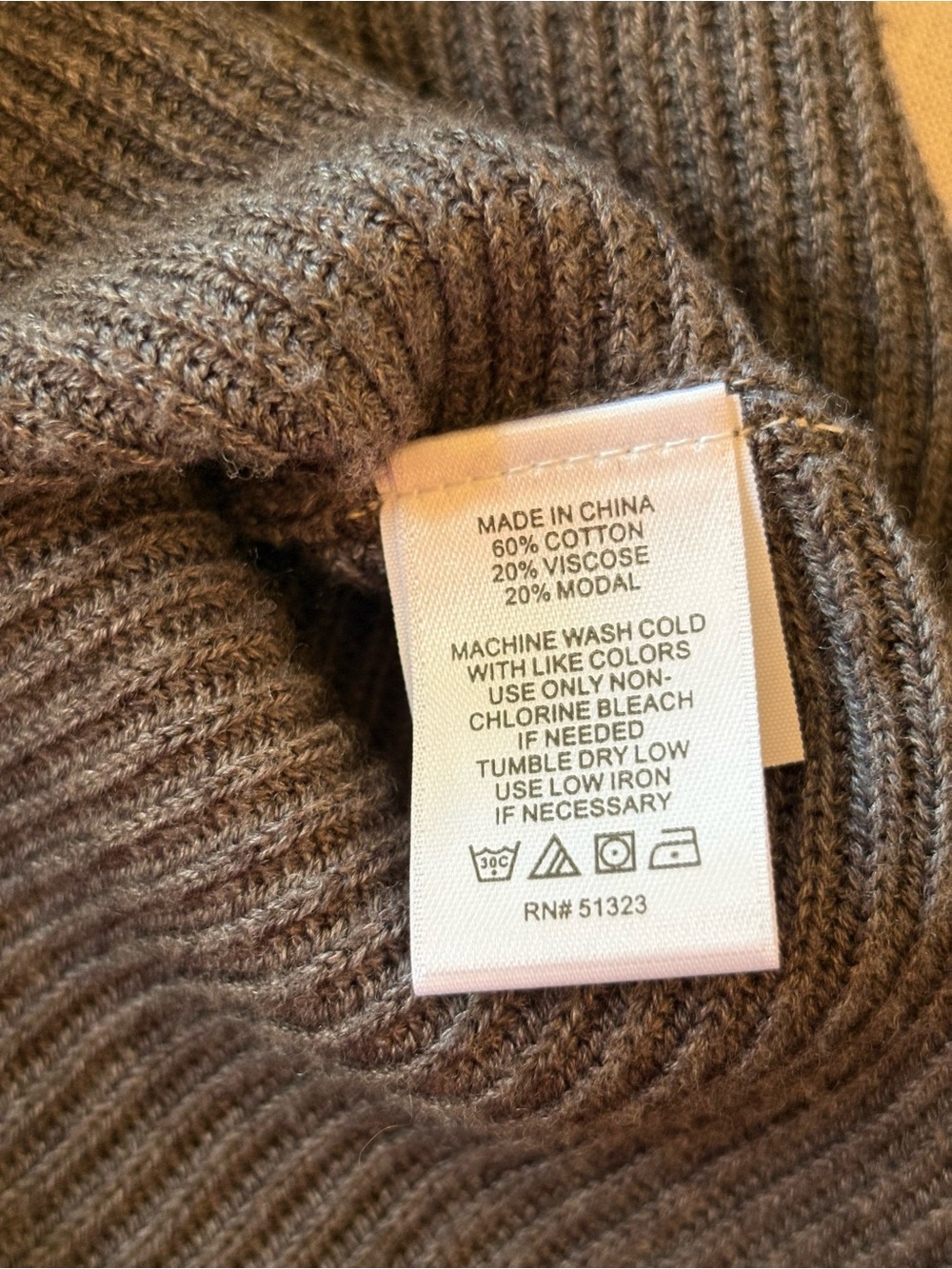 1. State V-Neck Balloon Sleeve Sweater - Gray XS - Picture 4 of 6